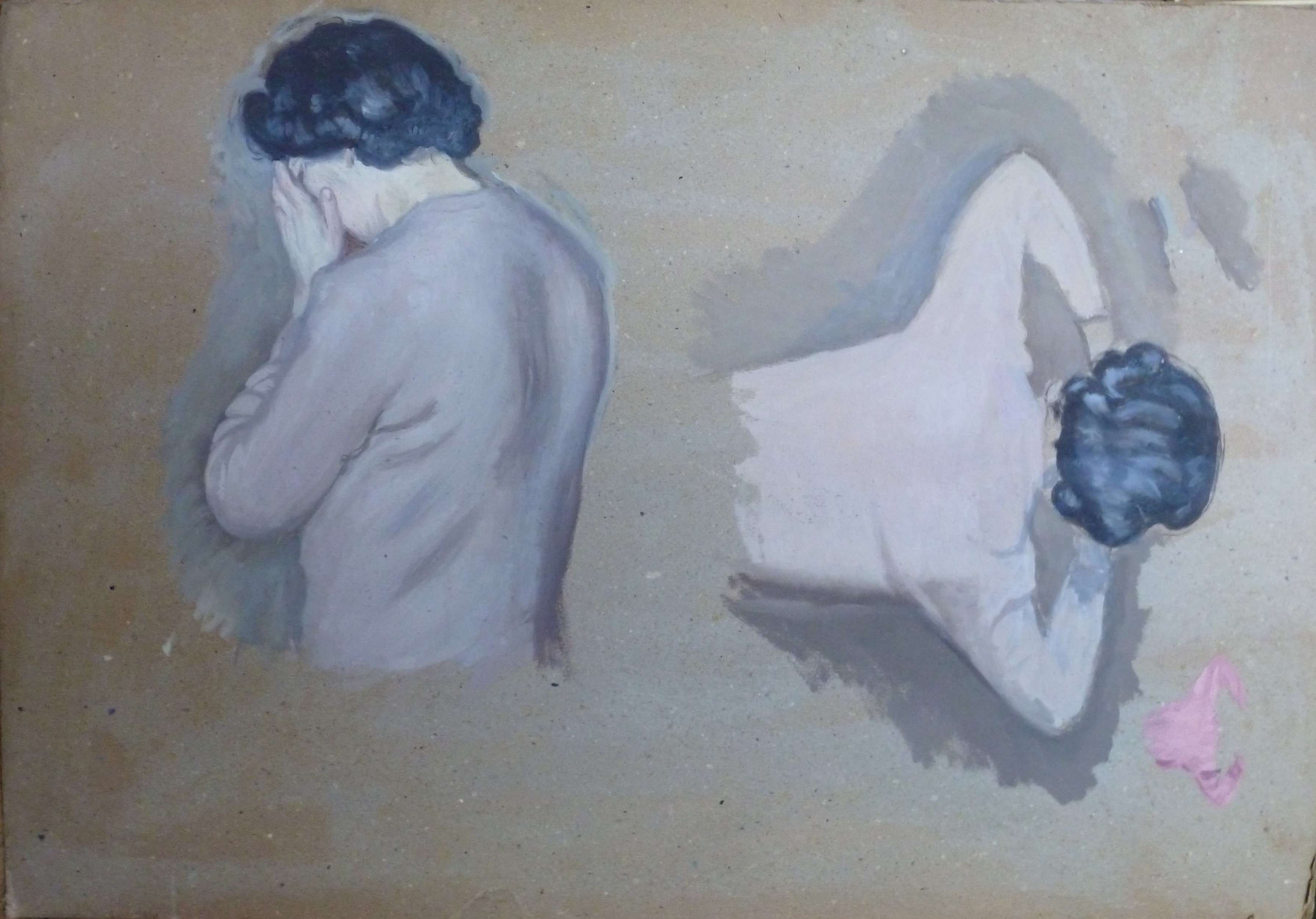 La femme qui pleure, dessin préparatoire (titre factice)_0